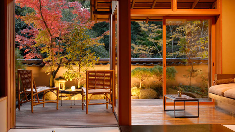 Gora Kadan is a traditional Japanese ryokan with open-air and indoor baths. // © 2016 Gora Kadan