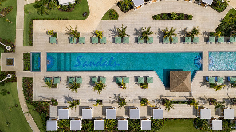The property’s main pool.