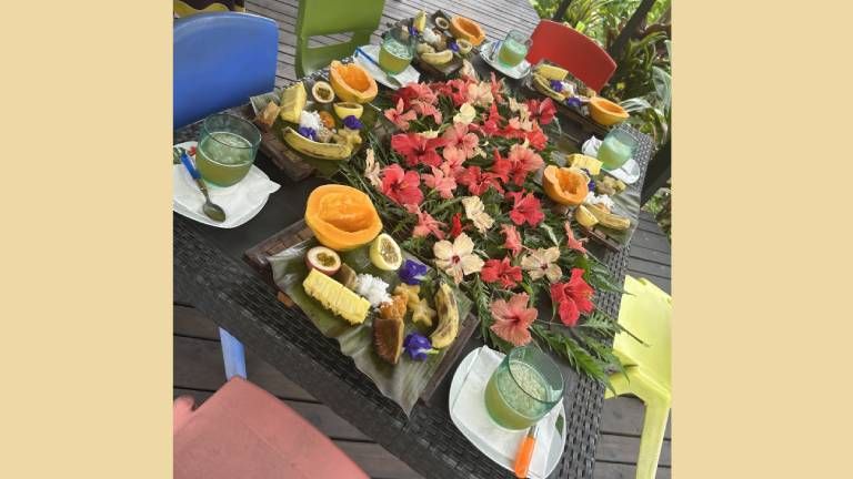 Travelers should book one of the tours that includes a visit to Yvette’s garden, where they can taste a bounty of delicious, home-grown fruit.